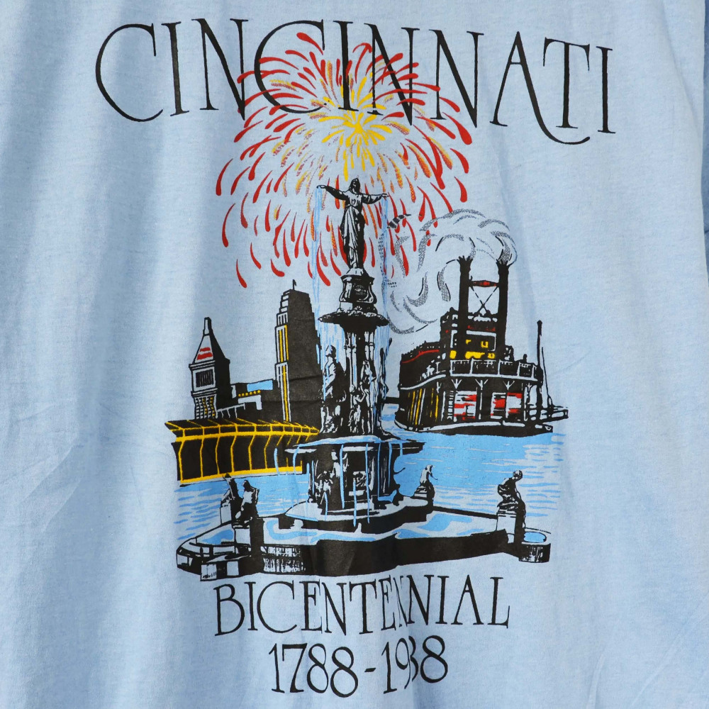 Cincinnati Bicentennial Vintage Tee (Baby Blue)