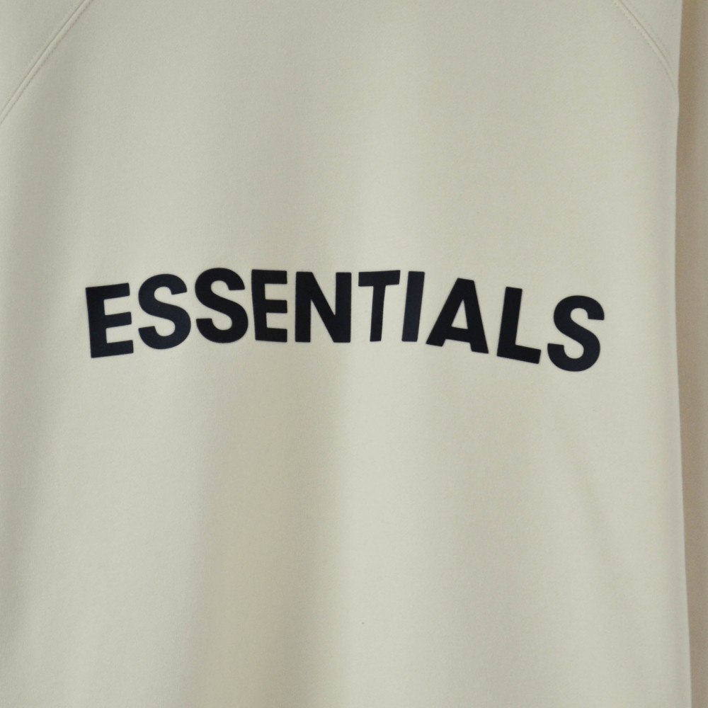 Essentials by Fear of God Applique Logo Crewneck (Buttercream)