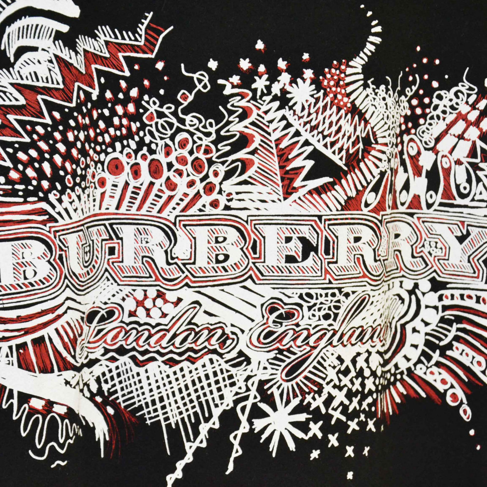 Burberry Darnley Scribble Tee (Black)