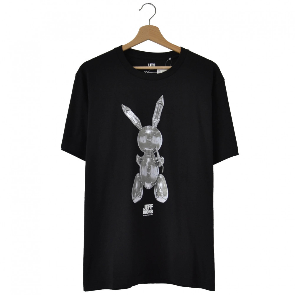 Jeff Koons x Uniqlo Seated Rabbit Tee (Black)