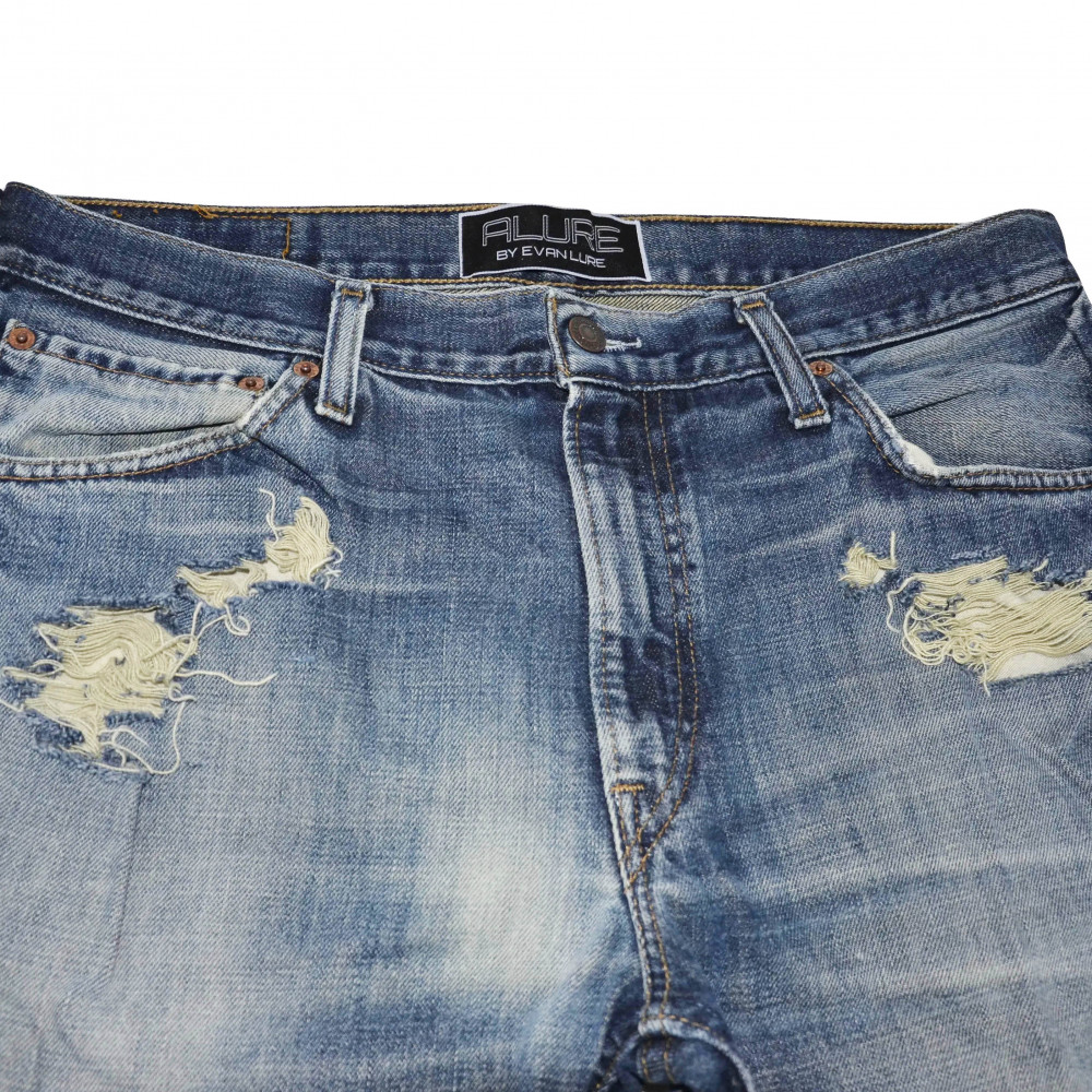 Alure x Flace Distressed Jeans #7 (Blue)