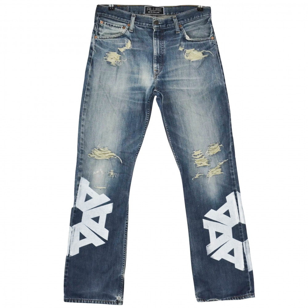 Alure x Flace Distressed Jeans #7 (Blue)