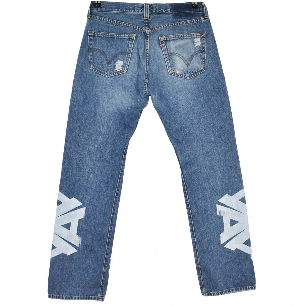 Alure x Flace Distressed Jeans #4 (Blue)