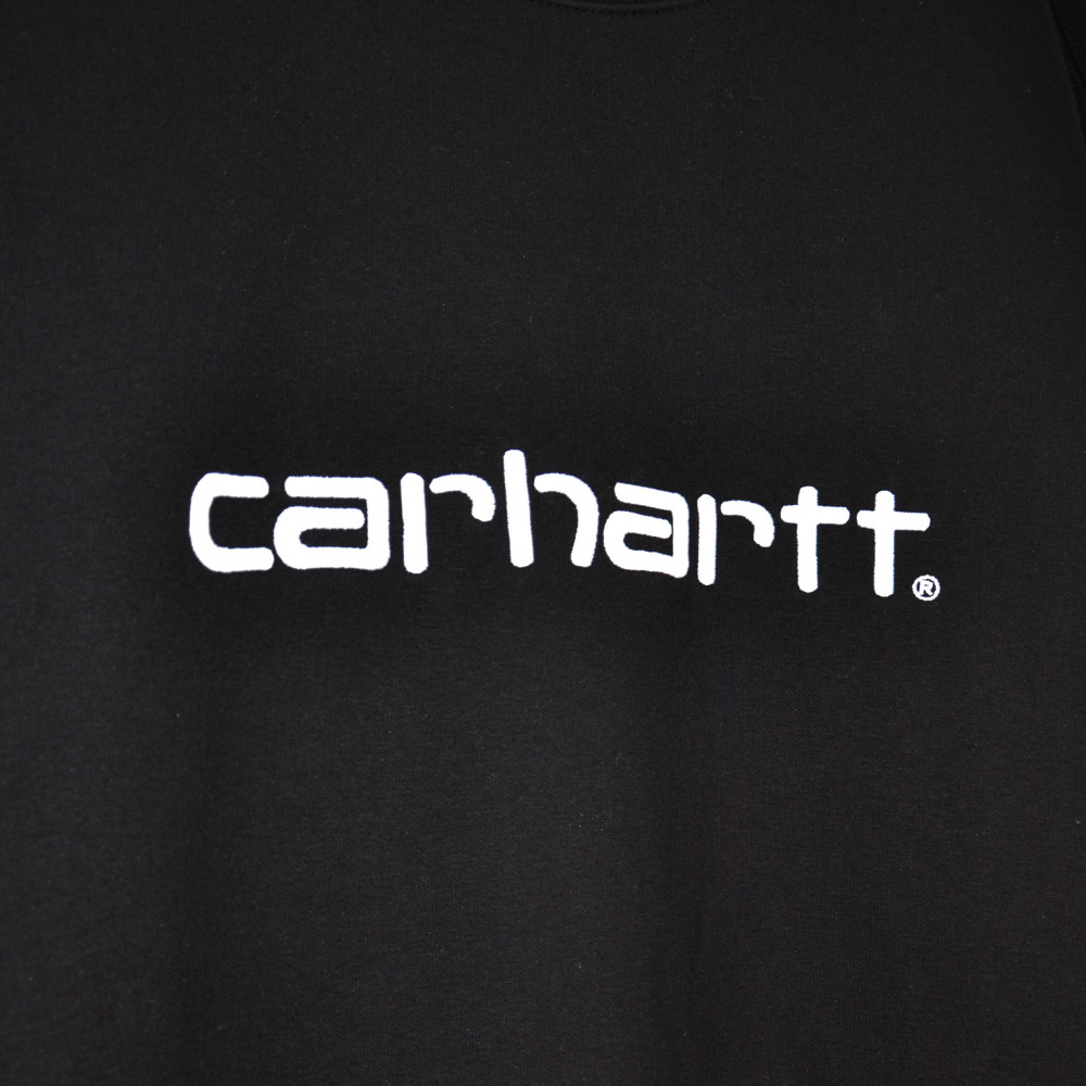 Carhartt WIP Logo Crewneck (Black)