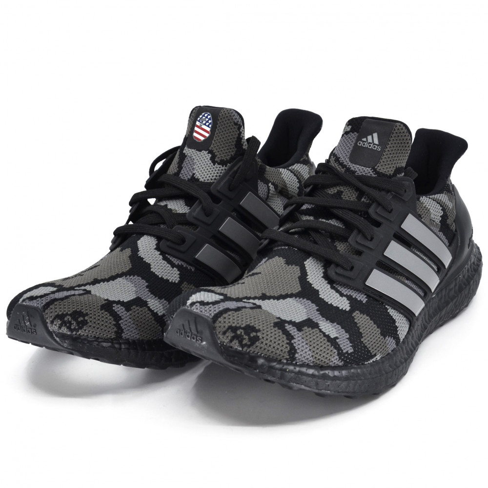 Bape x adidas Ultra Boost 4.0 (Bape Camo Black)