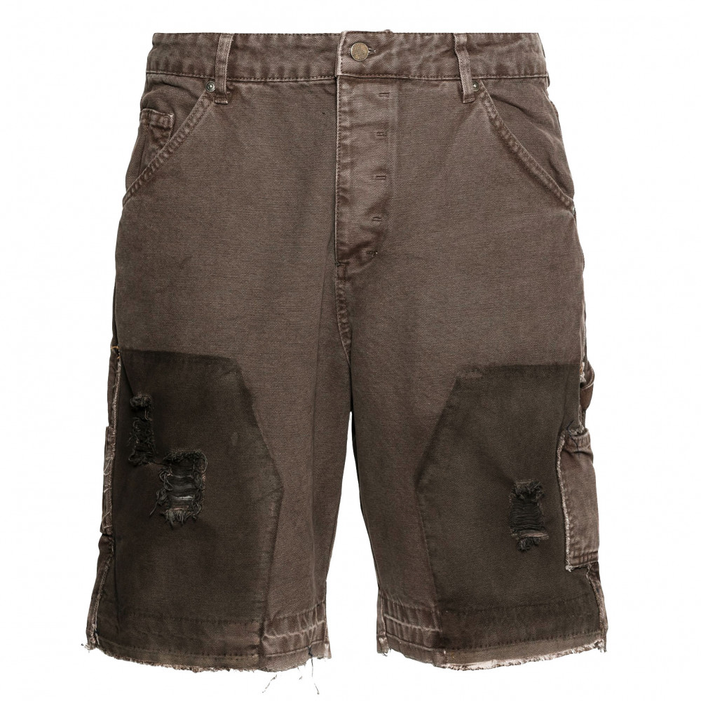 Jaded London Carpenter Shorts (Brown)