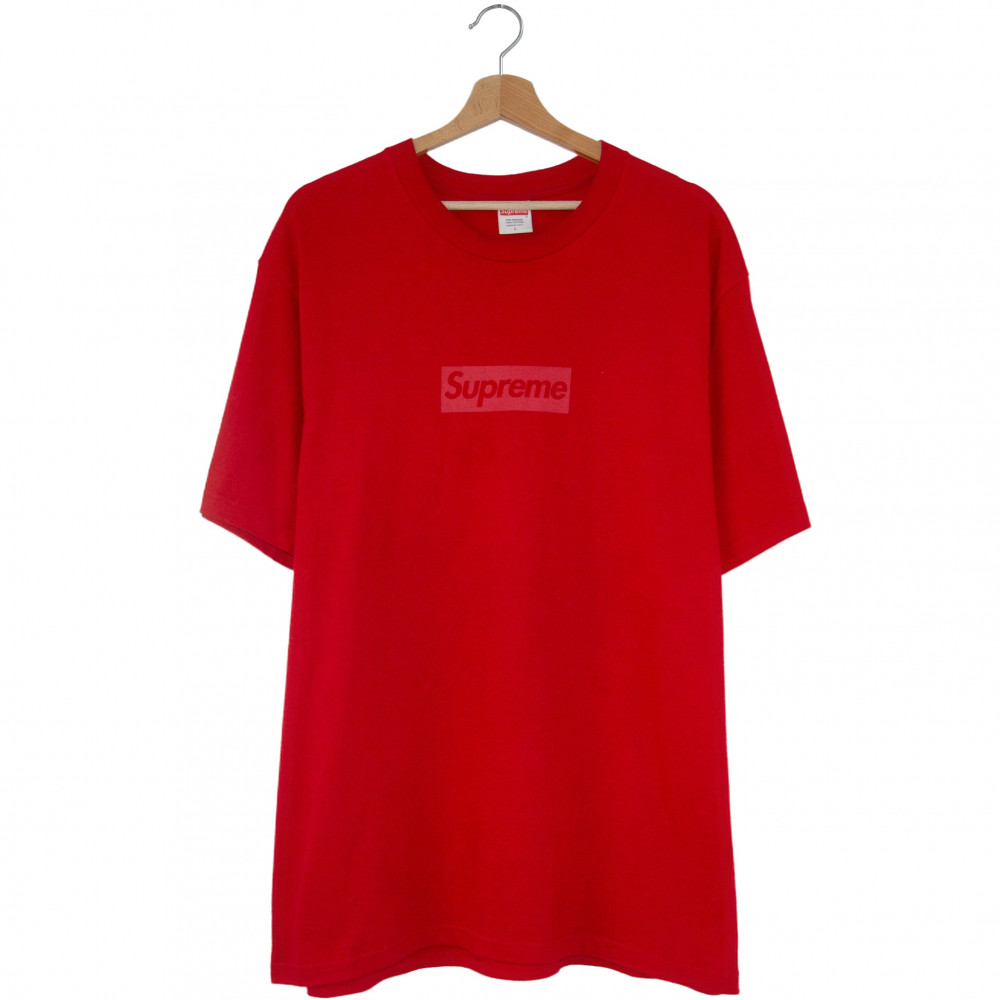 Supreme Tonal Box Logo Tee (Red)-VJT