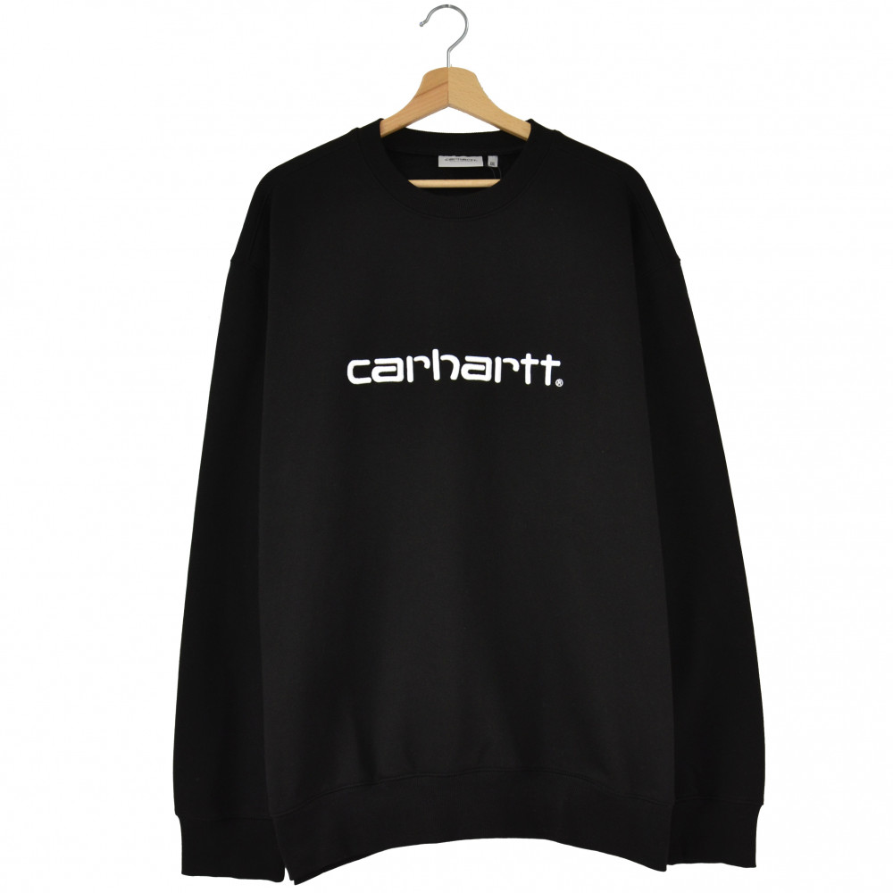 Carhartt WIP Logo Crewneck (Black)