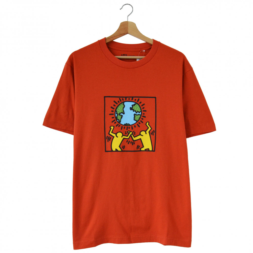 Keith Haring x Uniqlo Peace For All Tee (Orange)