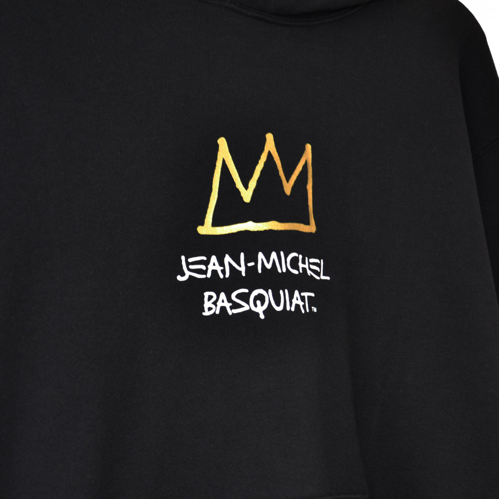 Uniqlo x Jean-Michel Basquiat Logo Hoodie (Black)