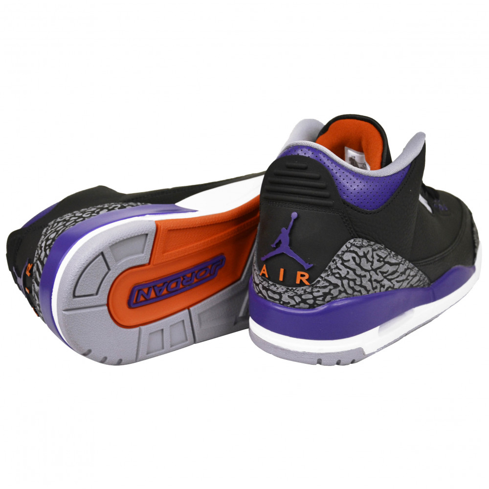 Nike Air Jordan 3 (Black/Court Purple)