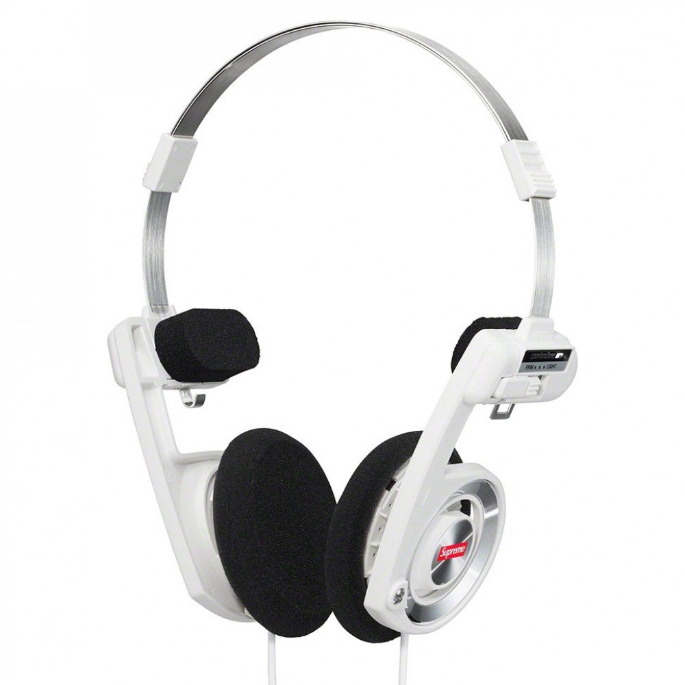 Supreme x Koss PortaPro Headphones (White)