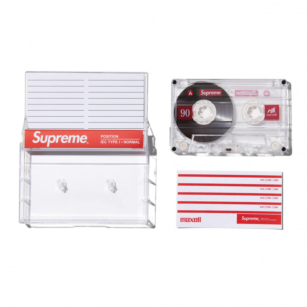 Supreme x Maxell Cassette Tape (Clear)