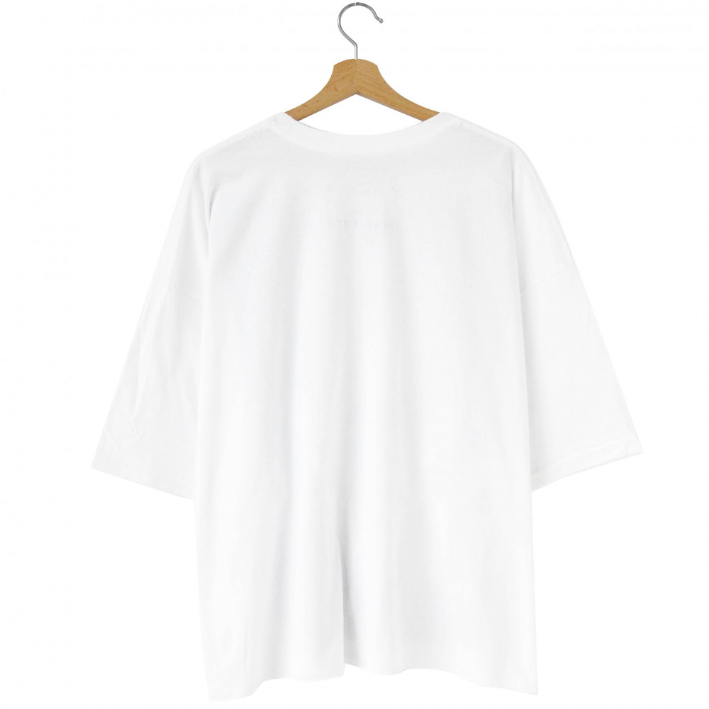 Joy Research Institute Ugly Ass Oversized Cropped Tee (White)
