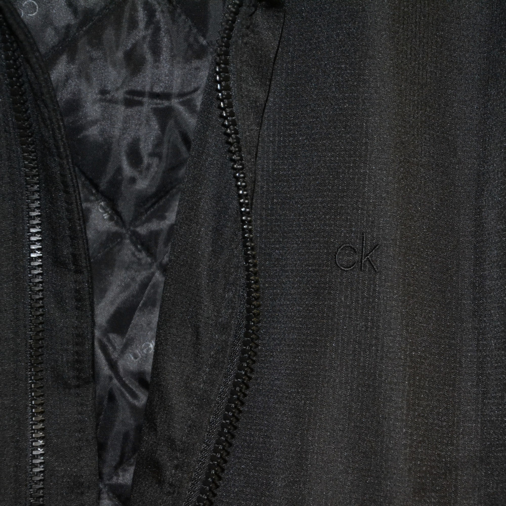 Calvin Klein Ripstop Bomber Jacket (Black)