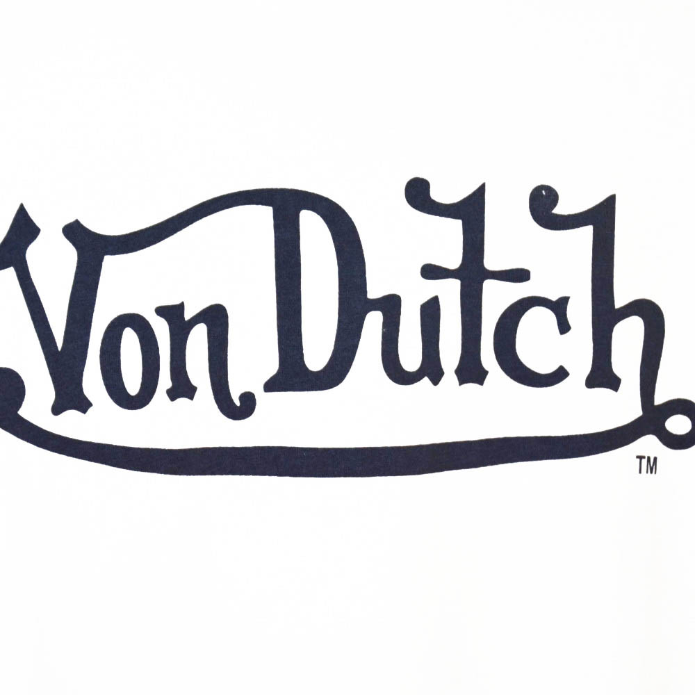 Von Dutch Alpha Logo Tee (White/Blue)