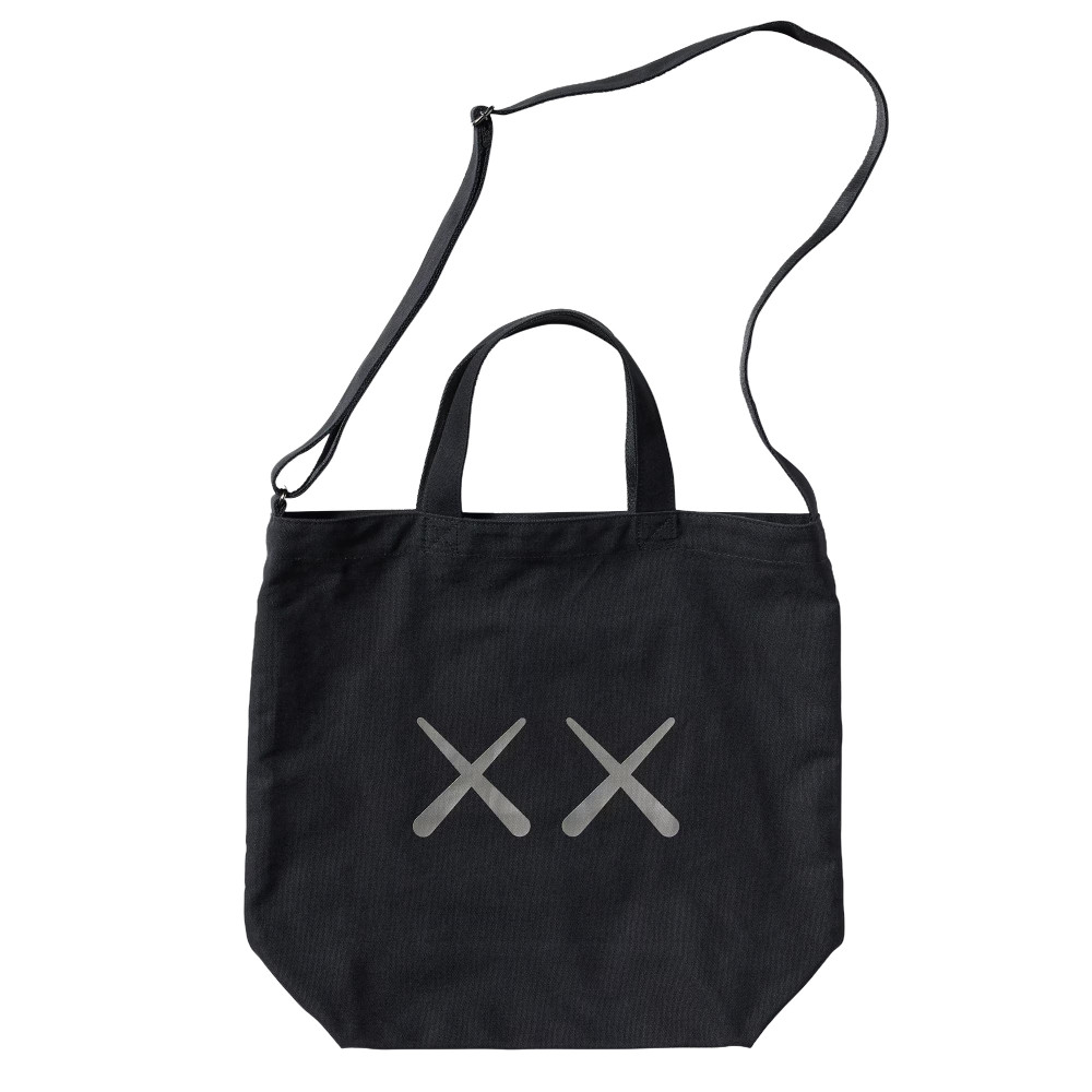 Kaws + Warhol x Uniqlo Portrait Tote Bag (Black)