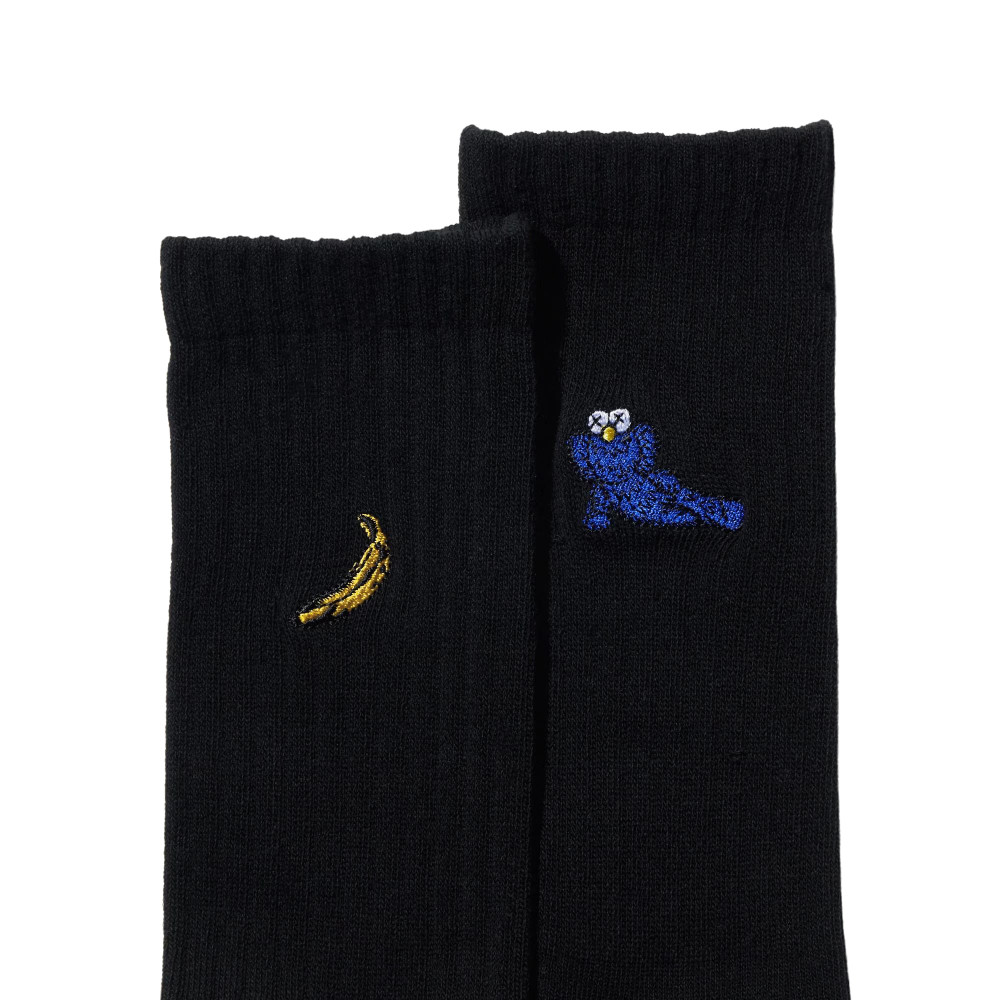 Kaws + Warhol x Uniqlo Banana Socks (Black)