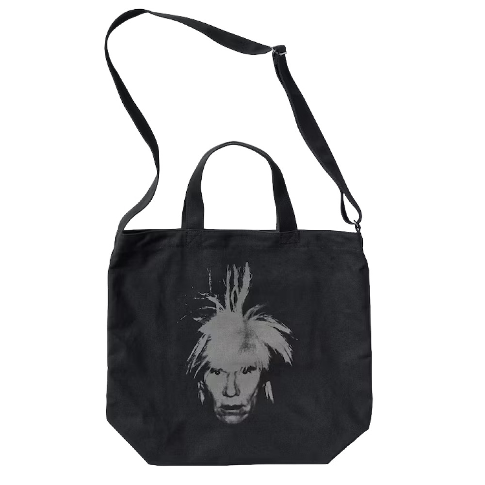 Kaws + Warhol x Uniqlo Portrait Tote Bag (Black)