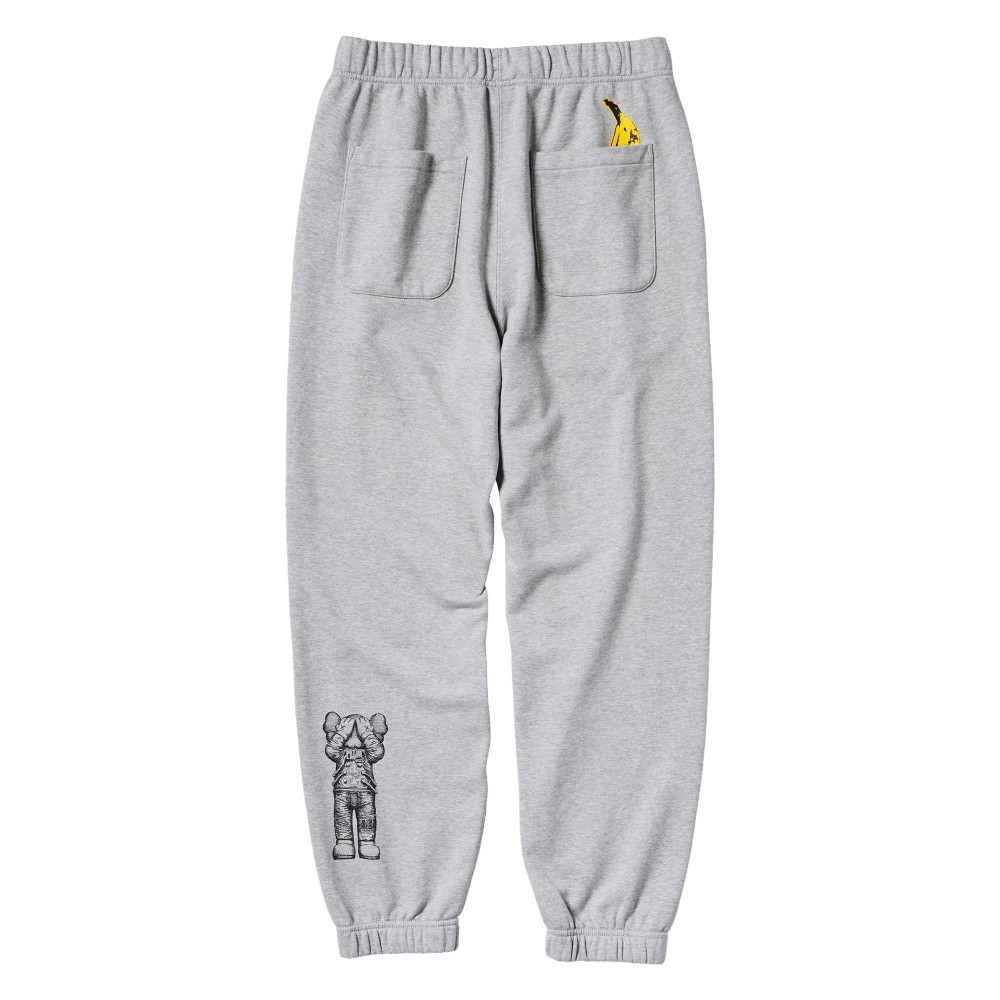 Kaws + Warhol x Uniqlo Companion Sweatpants (Grey)