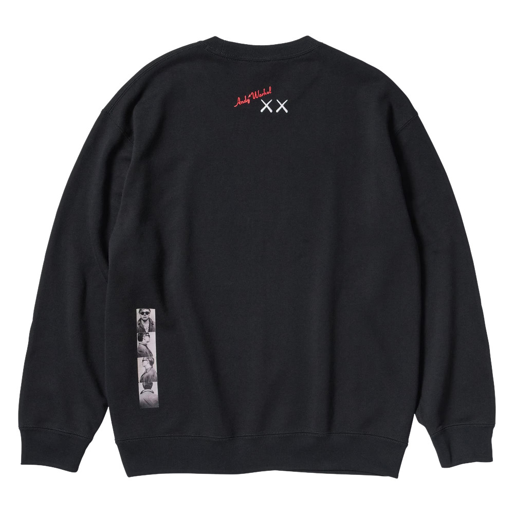 Kaws + Warhol x Uniqlo Paint Crewneck (Black)