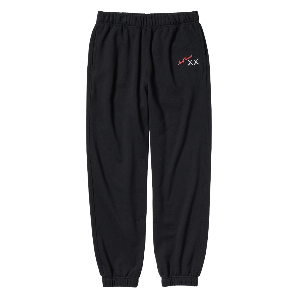 Kaws + Warhol x Uniqlo Lightbulb Sweatpants (Black)