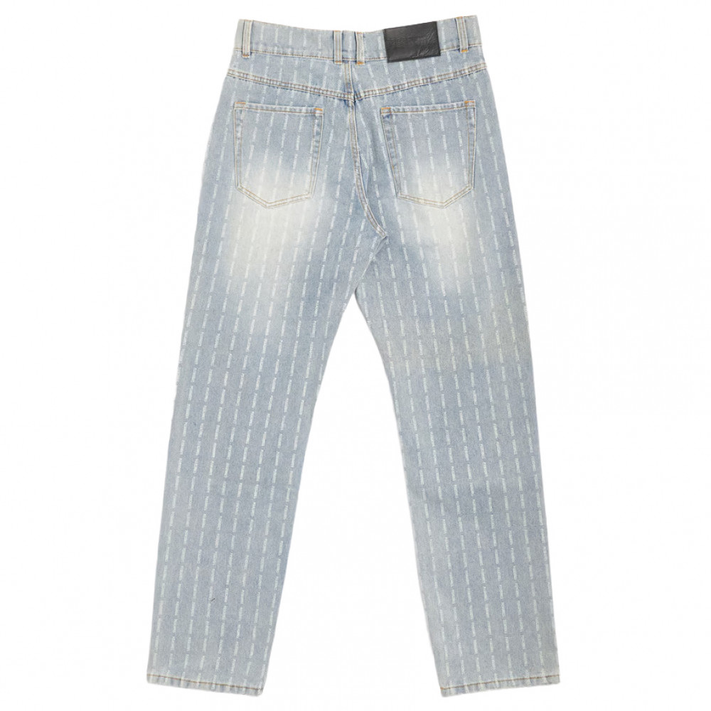 Pleasures Impact Pinstripe Jeans (Stone Washed)