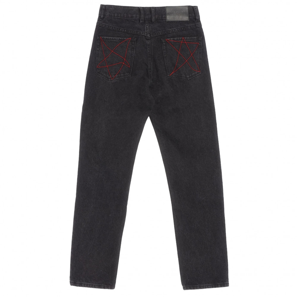 Pleasures Starry 5 Pocket Jeans (Black)