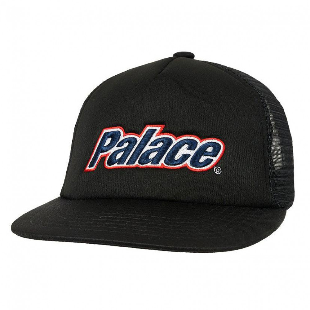 Palace Low Case Trucker Cap (Black)