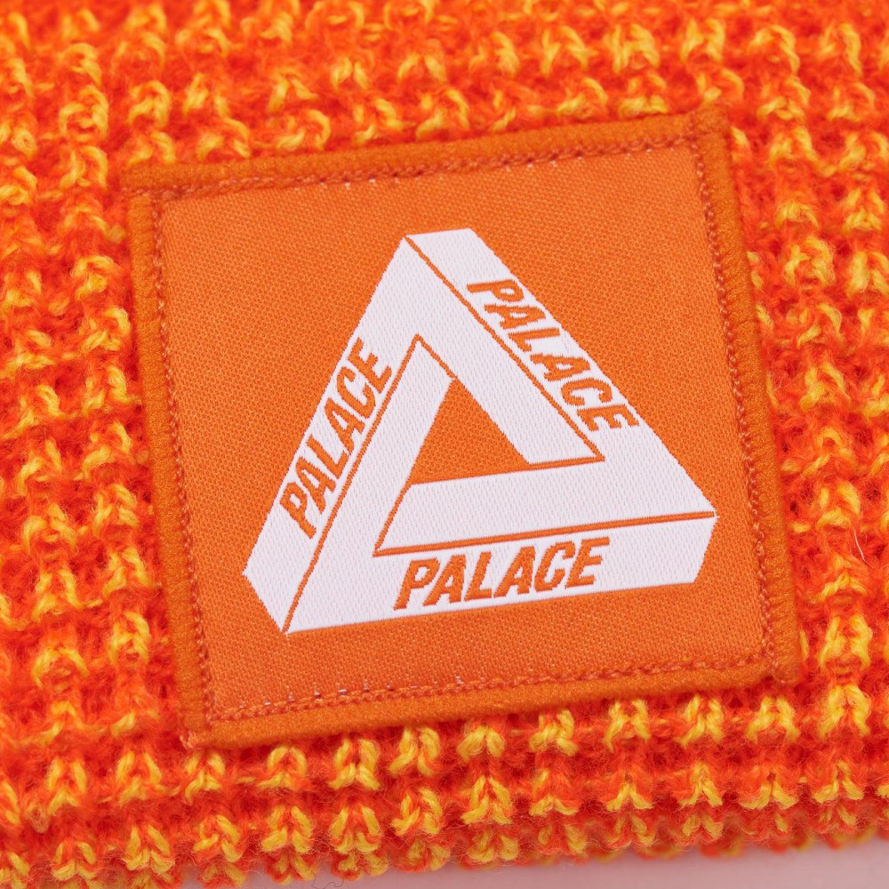 Palace Tri-Ferg Patch Beanie (Orange)