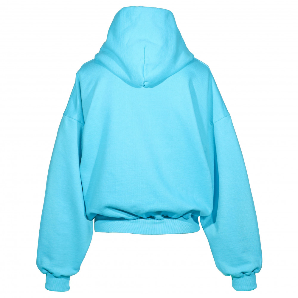Materialist 100% Boxy Hoodie (Turquoise)