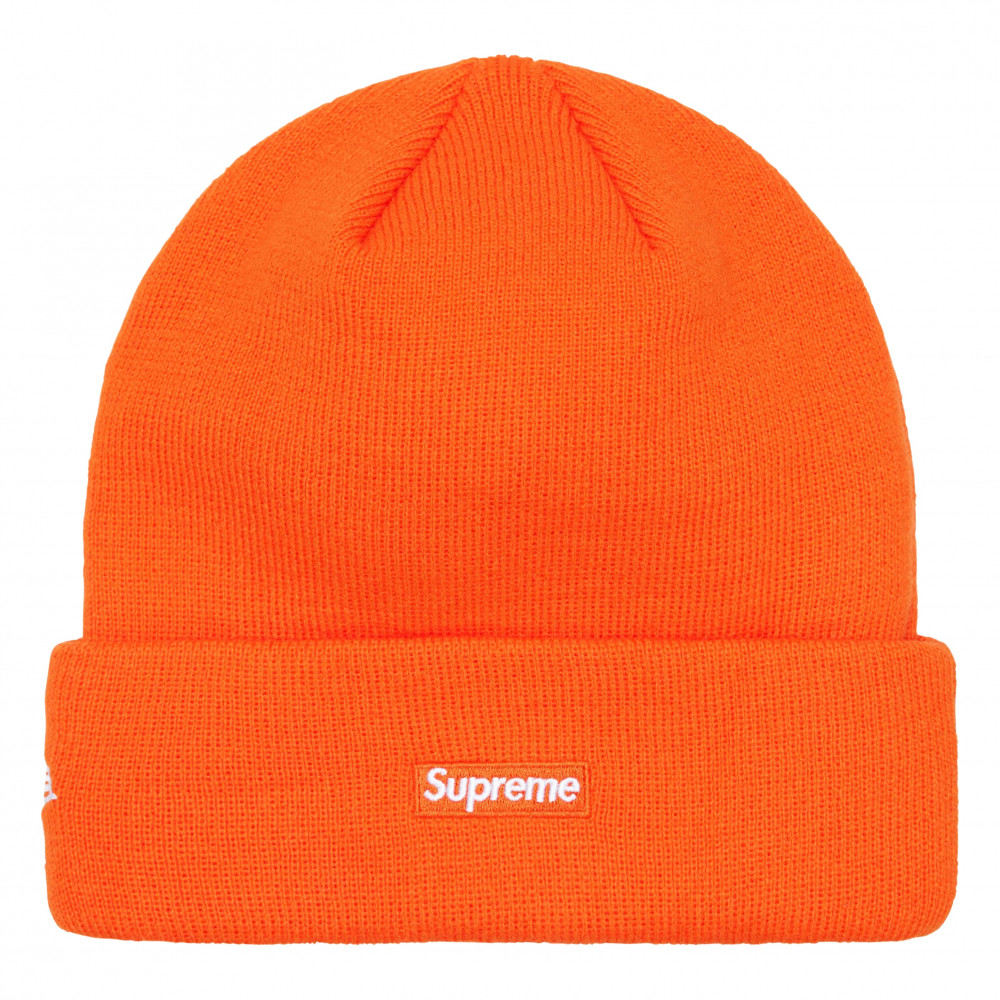 Supreme x New Era Script Beanie (Orange)