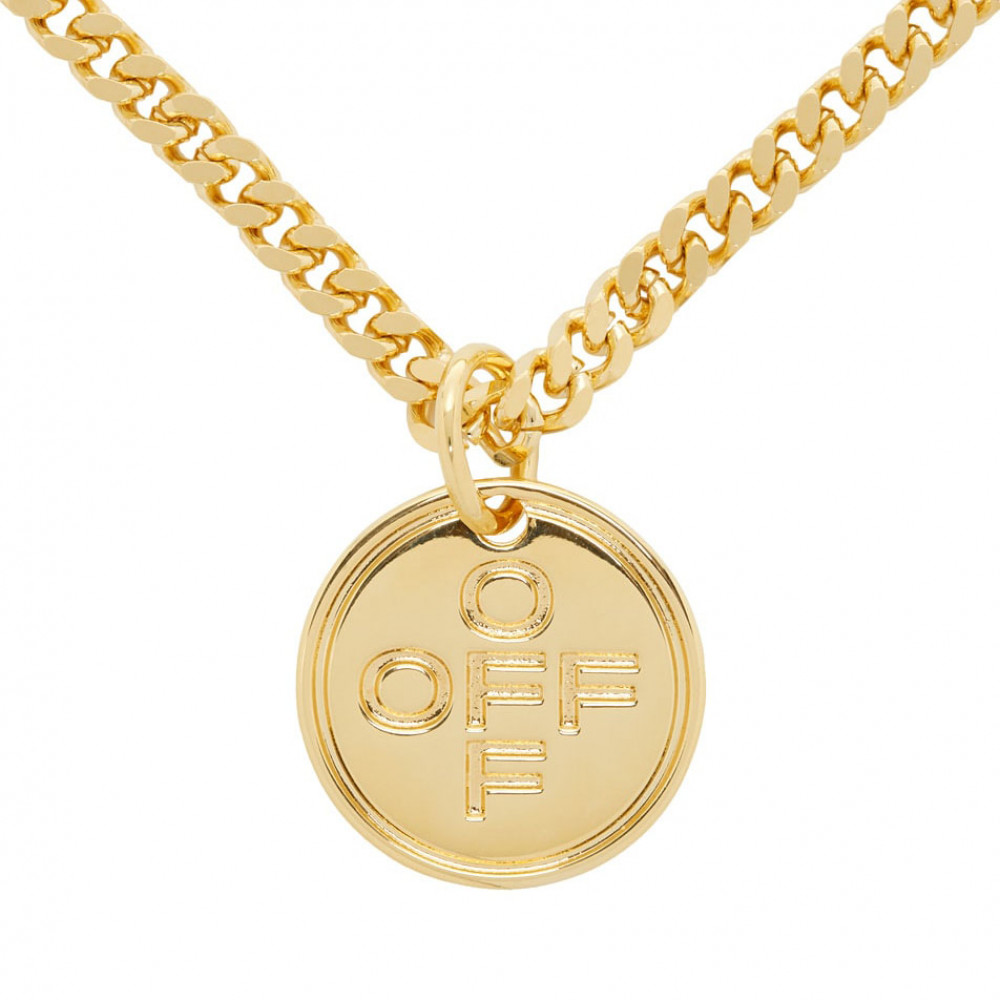 Off white gold on sale chain