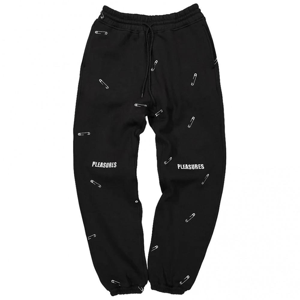 Pleasures Safety Pin Sweatpants (Black)