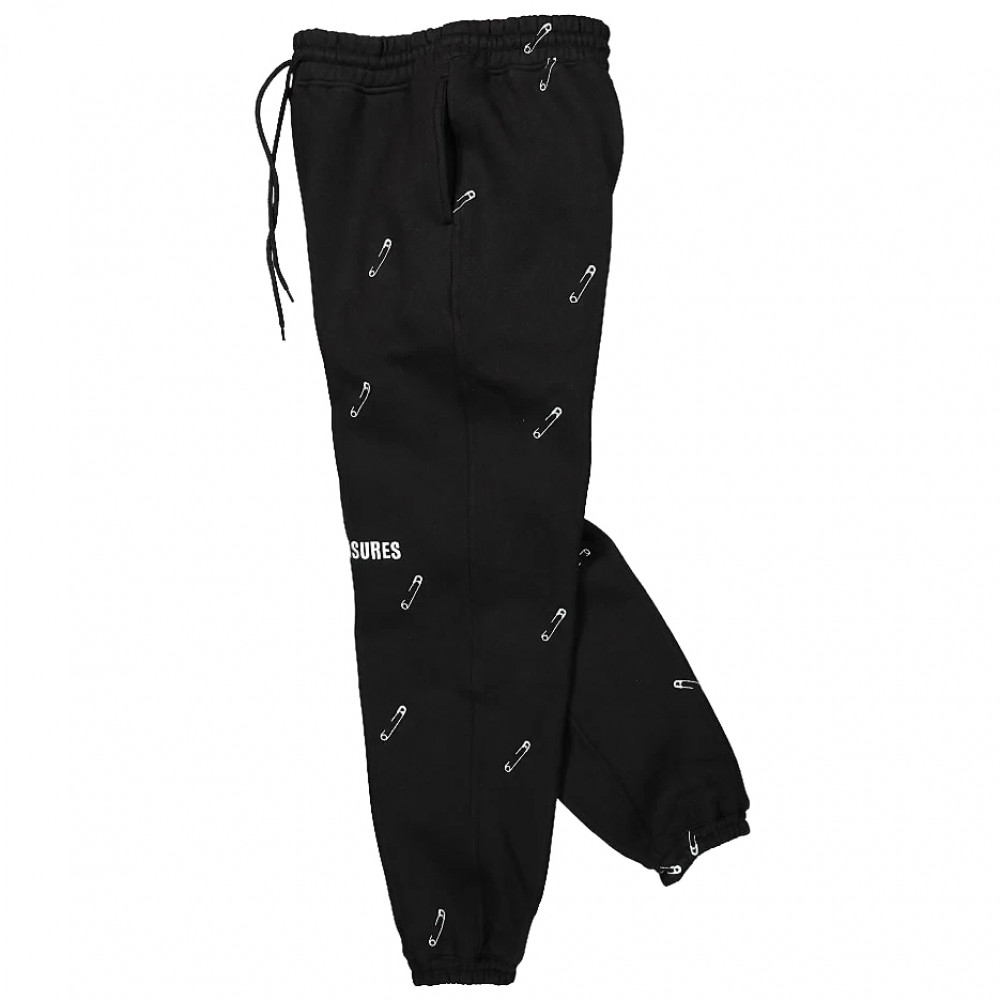 Pleasures Safety Pin Sweatpants (Black)