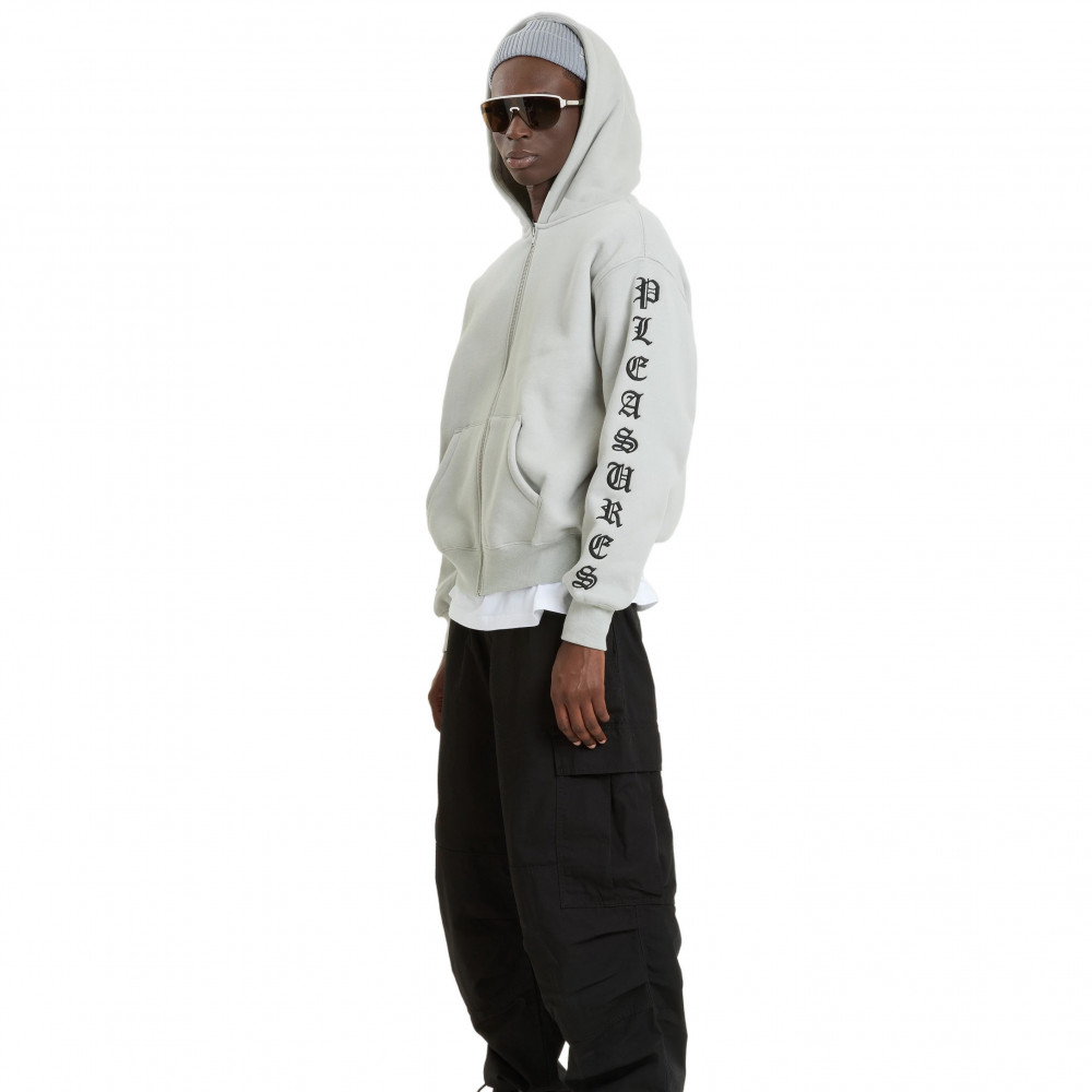 Pleasures OE Zip Up Hoodie (Black)