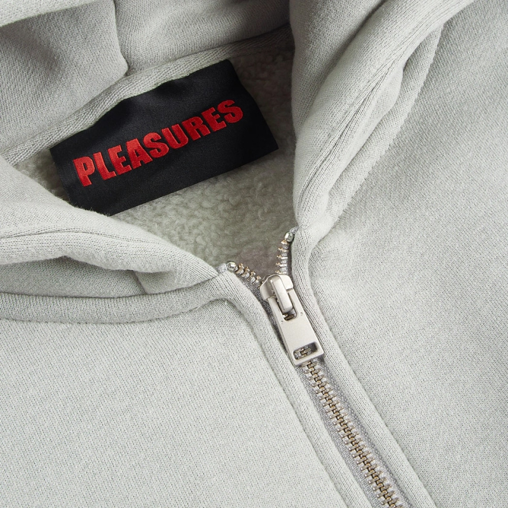 Pleasures OE Zip Up Hoodie (Black)