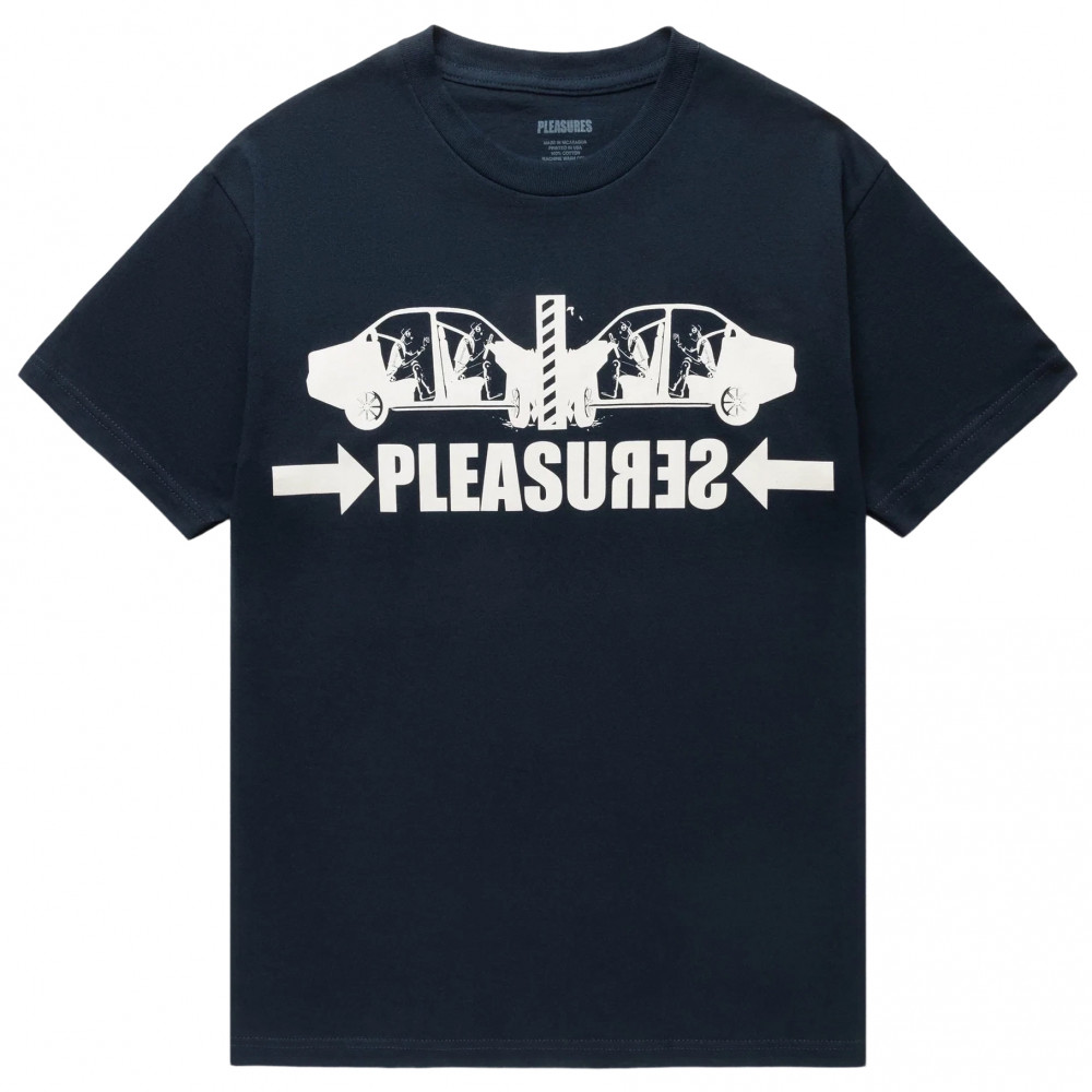 Pleasures Crash Tee (Navy)