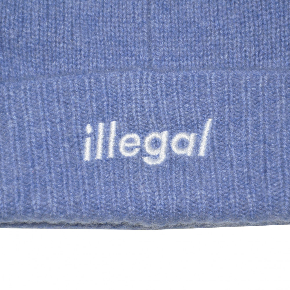 Flace Illegal Business Cashmere Beanie (Sky)