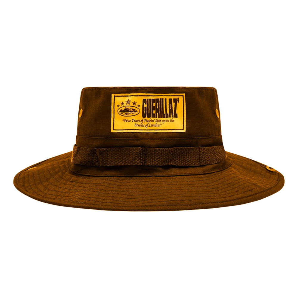 Corteiz Guerillaz Bucket Hat (Brown)