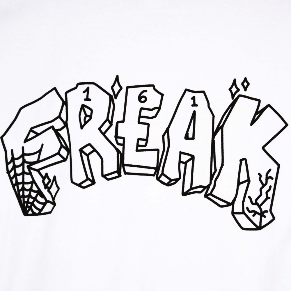 Freak 3D Logo Tee (White)