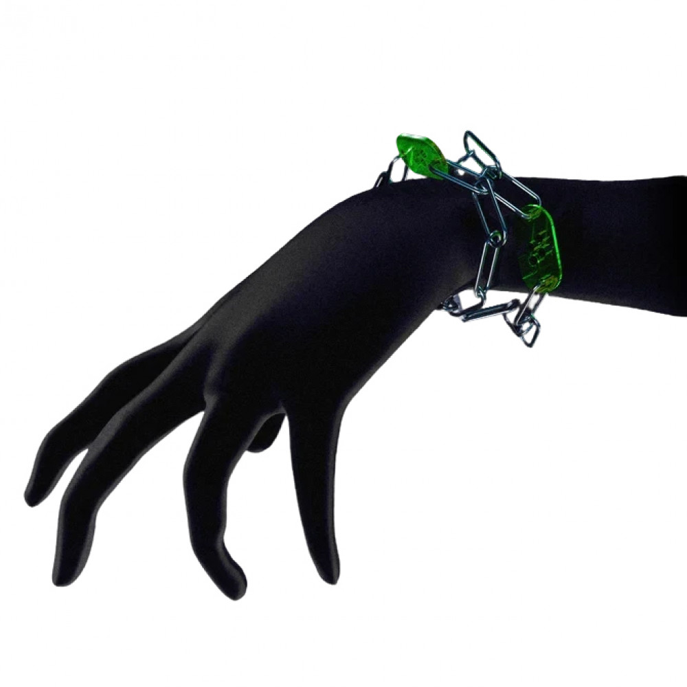 Huni Design Chain Link Bracelet (Lime)